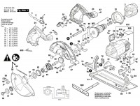 Bosch 3 601 EA2 070 GKS 9 Circular hand saw 230 V / GB Spare Parts GKS9